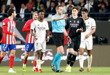 بطاقات حمراء في ديربي ريال مدريد وأتلتيكو