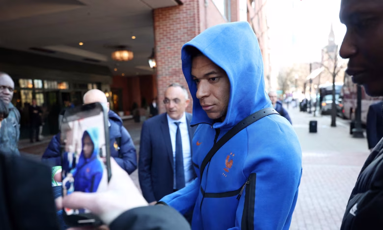 مبابي ريال مدريد الركبة