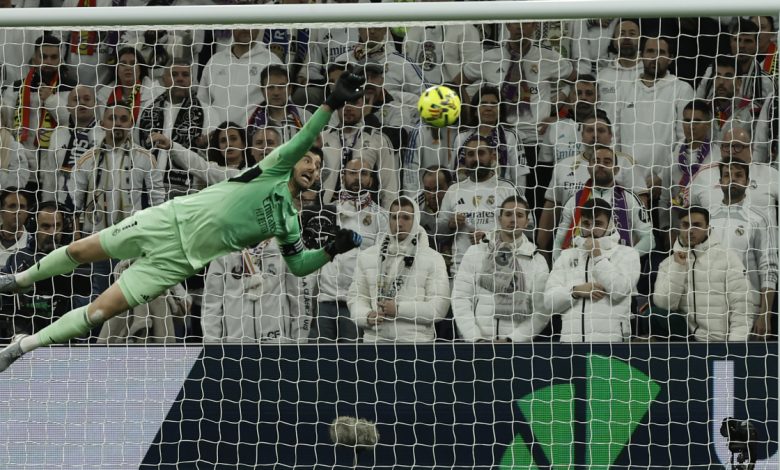 غياب كورتوا عن ريال مدريد