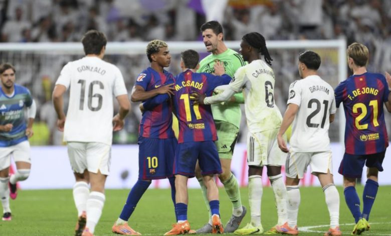 حسم الليغا بين ريال مدريد وبرشلونة