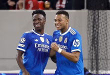 فينيسيوس ومبابي في مباراة البرازيل وفرنسا